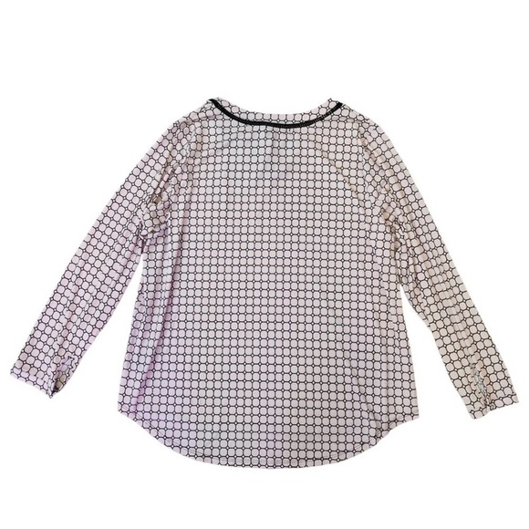 Liz Claiborne Blouse Women's Top size 1X Modern Long Sleeve Light Pink - Picture 3 of 6